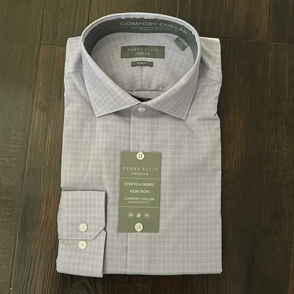 Perry Ellis Shirts Perry Ellis Premium Non Iron Slim Fit Dress